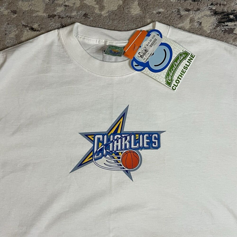 Vintage Carlos Charlies Basketball Shirt Sz XXL Aruba Party Bar Beach Beer NWT - Picture 10 of 11